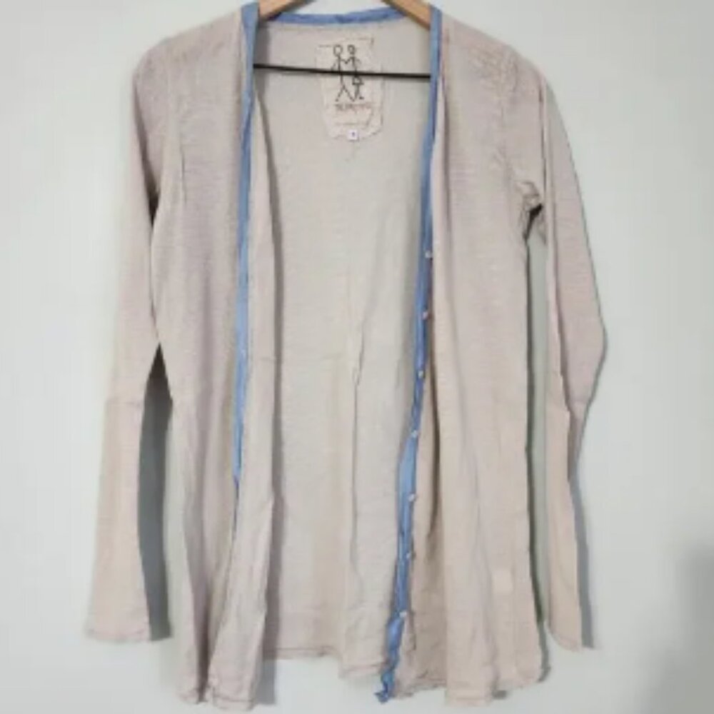 Johnny Was Pete & Greta Myra Mesh Lightweight Cardigan Sweater